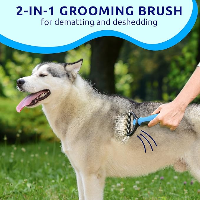 Dematting Comb & Grooming Tool for Cats & Dogs