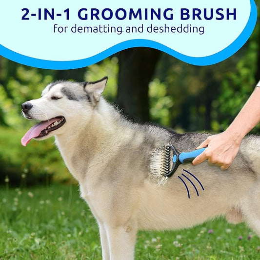 Dematting Comb & Grooming Tool for Cats & Dogs