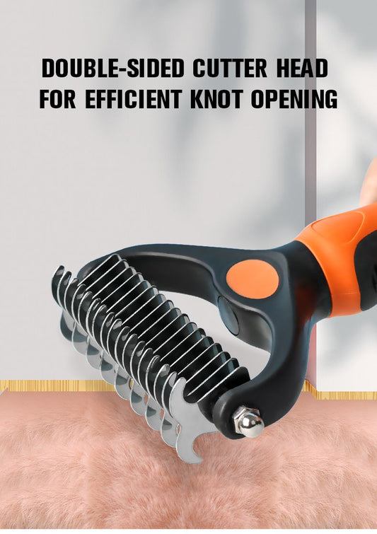 Dematting Comb & Grooming Tool for Cats & Dogs